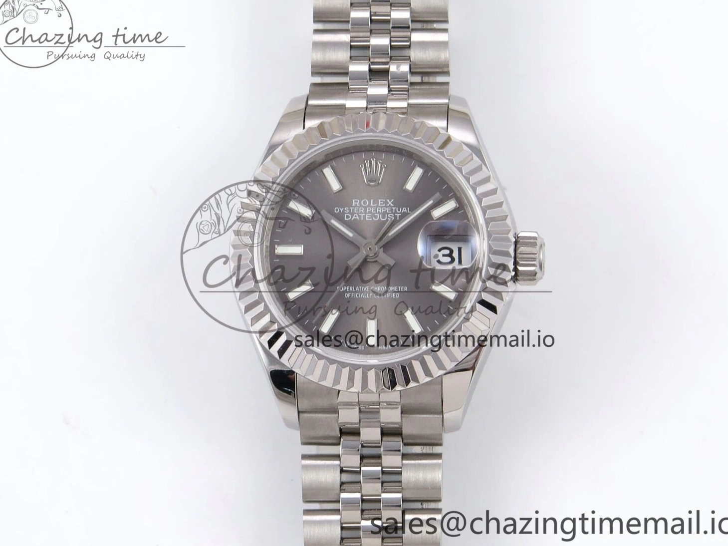 MiroTime 1221 Fashionable DateJust 28MM 279174 SS GMF 1:1 Best Edition 904L Steel Gray Stick Dial on Jubilee Bracelet A 1138